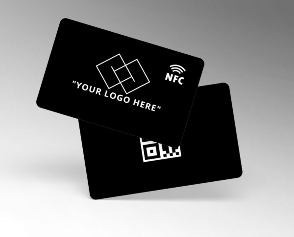 Customised NFC business card in PVC